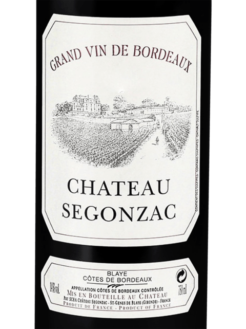 Château Segonzac Blaye - Côtes de Bordeaux | Vivino English