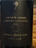 The Vice Coyote Loser Cabernet Sauvignon