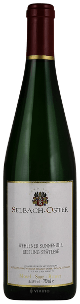 Selbach-Oster Wehlener Sonnenuhr Riesling Spätlese