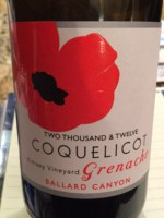 Coquelicot Kimsey Vineyard Grenache