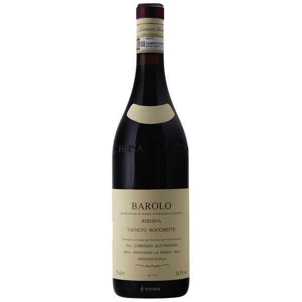 Lorenzo Accomasso Rocche dell'Annunziata Vigneto Rocchette Barolo