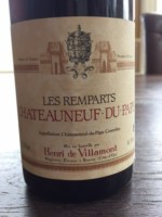 Henri de Villamont Les Remparts Chateauneuf-du-Pape