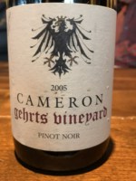Cameron Gehrts Vineyard Pinot Noir