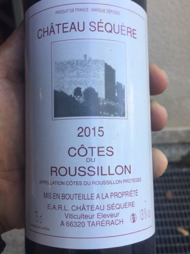 Château Séquère Côtes du Roussillon | Vivino English
