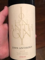 John Anthony Crane Vineyard Syrah