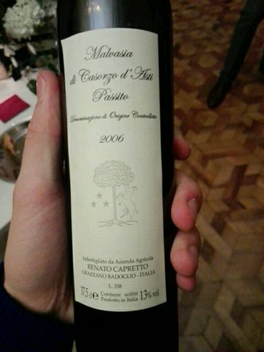 Renato Capretto Malvasia di Casorzo d'Asti Passito Vivino Brasil