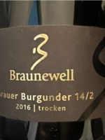 Braunewell Grauer Burgunder 14/2 Trocken