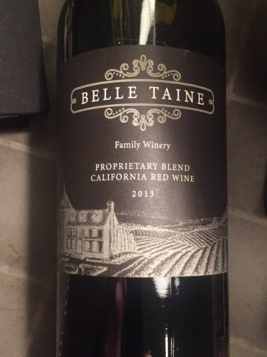 Belle Taine Proprietary Blend | Wine Info