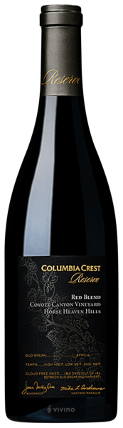Columbia Crest Coyote Canyon Vineyard Reserve Red Blend