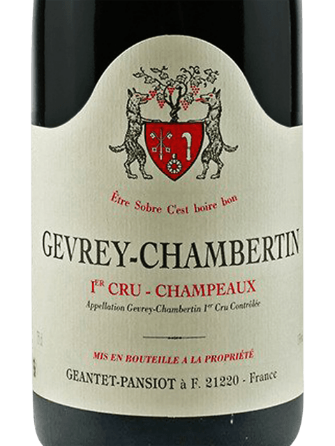 Géantet-Pansiot Gevrey-Chambertin 1er Cru 'Champeaux' | Vivino 日本語
