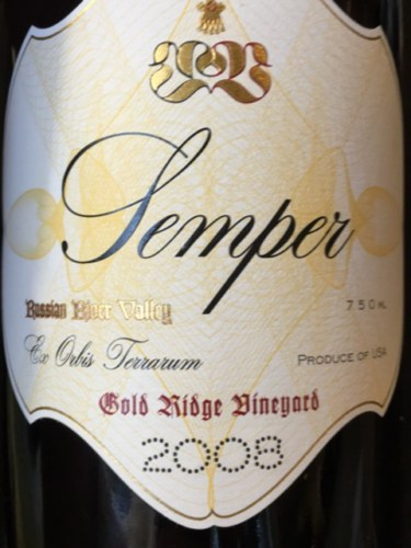 Gold Ridge Vineyard Pinot Noir