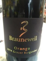 Braunewell Orange Grauer Burgunder