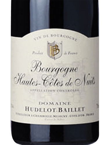 Hudelot-Baillet Bourgogne Hautes-Côtes de Nuits | Vivino English