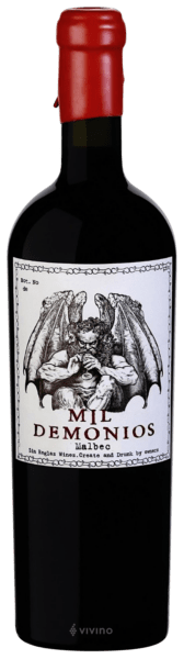Vinho Bodega Sin Reglas Wines Tinto Seco Argentina Mil Demonios Malbec 2022 750ml