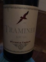 Pivnica Čajkov Traminer Kruhe