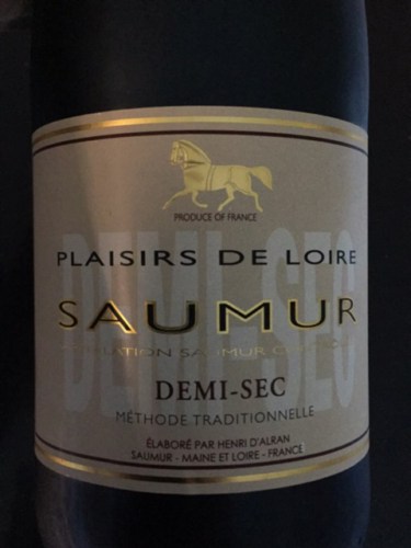 Henri D Alran Plaisirs De Loire Saumur Demi Sec Vivino