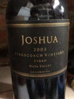 Krupp Brothers Joshua Syrah (Stagecoach Vineyard)