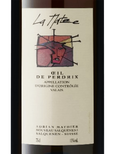 Adrian et Diego Mathier La Matze Oeil de Perdrix | Vivino Australia