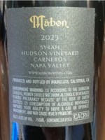 Hourglass Mābon Hudson Vineyard Syrah