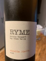 Ryme Gittins Vineyard Ribolla Gialla