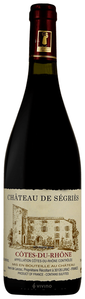Château de Ségriés Côtes du Rhône