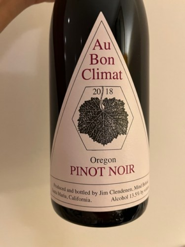 Au Bon Climat Pinot Noir | Vivino 日本語