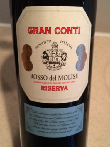 2007 Gran Conti Riserva Rosso del Molise Vivino US