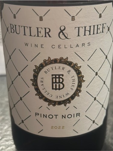 Butler et Thief Pinot Noir | Vivino English