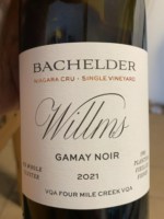 Bachelder Willms Niagara Cru Single Vineyard Gamay Noir
