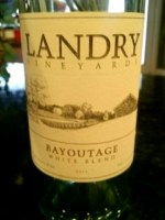 Landry Vineyards Bayoutage White Blend