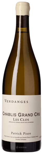 Patrick Piuze Les Clos Chablis Grand Cru