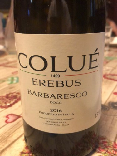 Colué Erebus Barbaresco | Vivino US