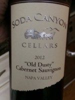 Beau Vigne Soda Canyon Cellars Old Dusty Cabernet Sauvignon