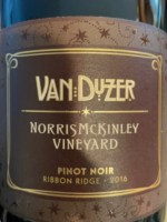 Van Duzer Norris Mckinley Vineyard Pinot Noir