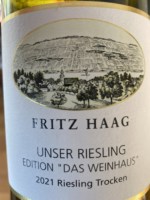 Fritz Haag Unser Riesling Edition Das Weinhaus Trocken