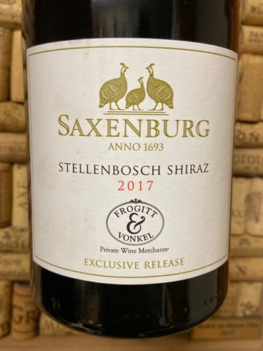 Saxenburg Frogitt & Vonkel Exclusive Release Shiraz | Vivino English