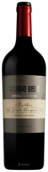 Giorgio Gieco Special Selection Single Vineyard Malbec