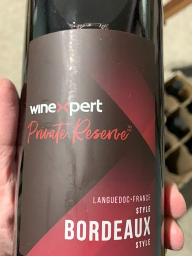 Winexpert Private Reserve French Bordeaux Blend Ultra Premium 14L Wine Kit 23L