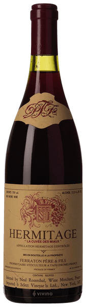 Ferraton Père & Fils Hermitage La Cuvée Des Miaux