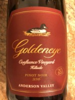 Goldeneye Confluence Vineyard Hillside Pinot Noir