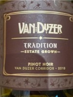 Van Duzer Tradition Estate Pinot Noir