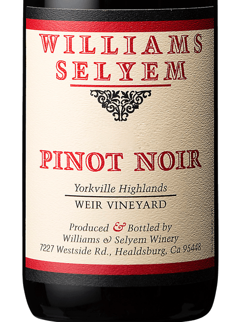 Weir Vineyard Pinot Noir