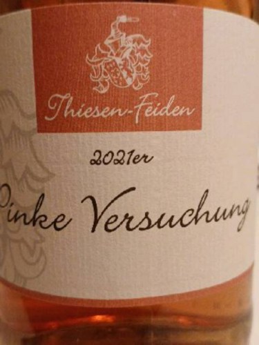 Weingut Thiesen-Feiden Pinke Versuchung | Vivino US