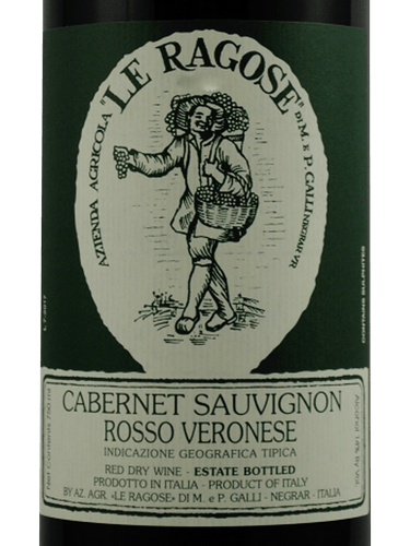 Le Ragose Cabernet Sauvignon Rosso Veronese | Vivino English