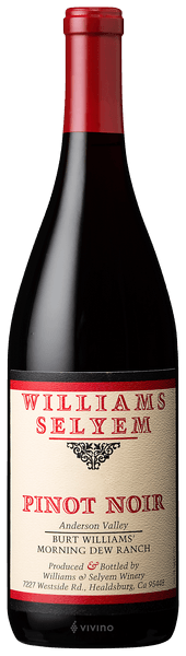 Williams Selyem Burt Williams' Morning Dew Ranch Pinot Noir