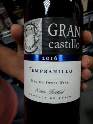 2016 Gran Castillo Medium Sweet Tempranillo | Vivino
