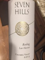 Seven Hills Late Harvest Riesling