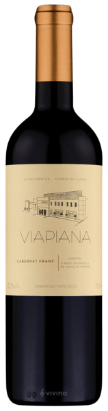 Vinho Vinícola Viapiana Tinto Seco Brasil Cabernet Franc 2021 750ml