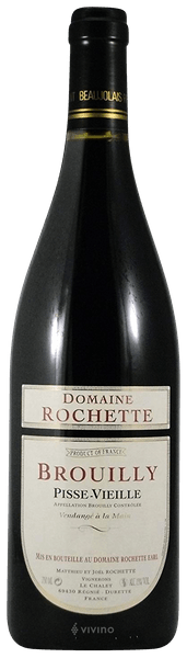 2018 Domaine Rochette Brouilly Pisse-Vieille | Vivino US