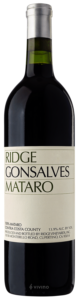 Ridge Vineyards Gonsalves Mataro N.V.